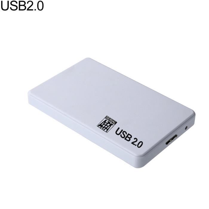 Disque dur externe,--Boîtier Transparent pour disque dur SATA SSD, USB 3.1,  type c, 2.5 pouces, Support externe pour ordinateur port - Cdiscount  Informatique