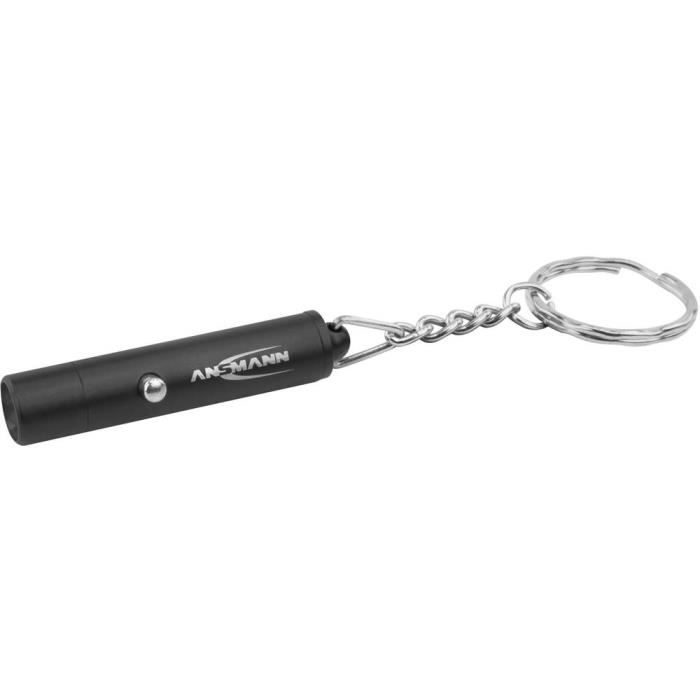 lampe porte-clés ansmann keychain mini led (rvb) avec porte-clés à pile(s) 14 g