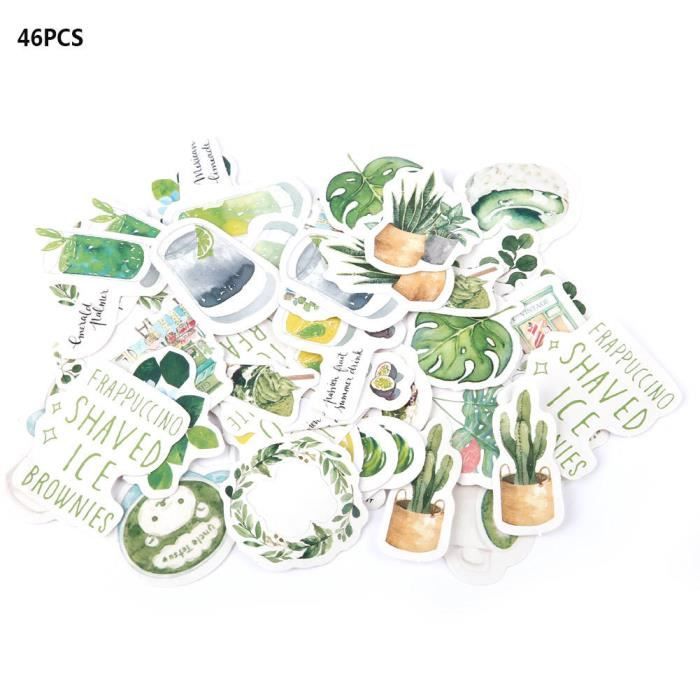 Autocollants Esthétiques Arpaper – Motifs Animaux Et Forêt, 100 Stickers, Pour Bullet Journal Et Scrapbooking - 12