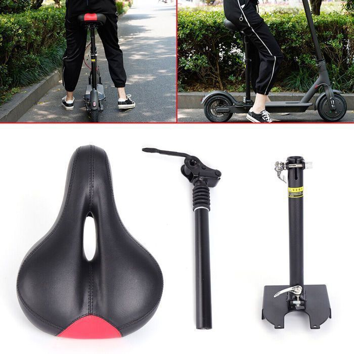 Siège de selle de vélo pliant absorbant les chocs pour Xiaomi M365 Scooter électrique
