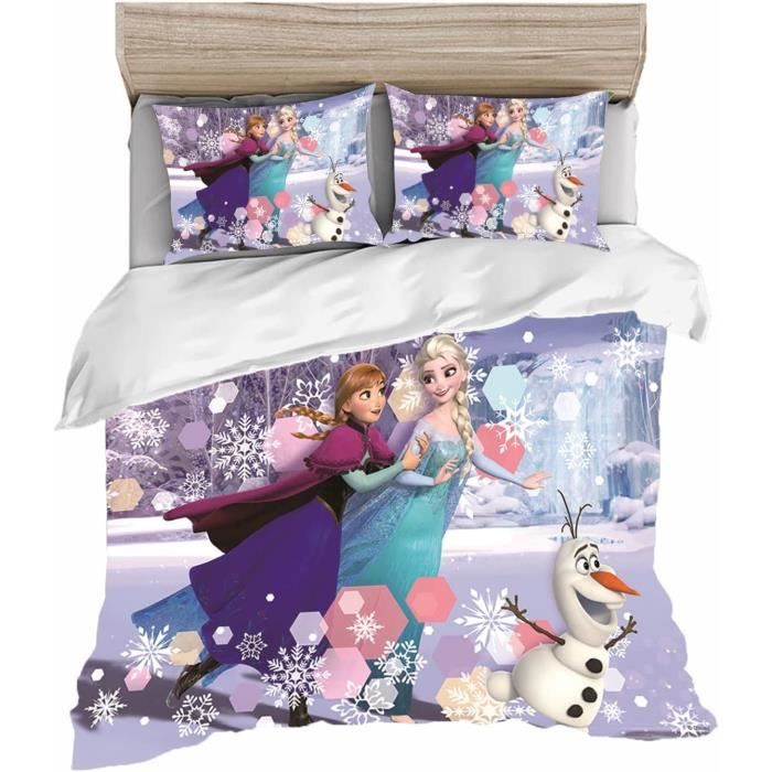 La Reine Des Neiges Parure De Lit Pour Enfant Elsa 135 X 200 Cm Parure la-reine-des-neiges-parure-de-lit-pour-enfant-elsa-135-x-200-cm-parure