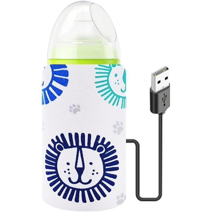 Chauffe-biberon USB Portable JAWSEU - Sac Chauffant Pour Lait, Boissons - 5 Températures Réglables (38°C à 55°C)