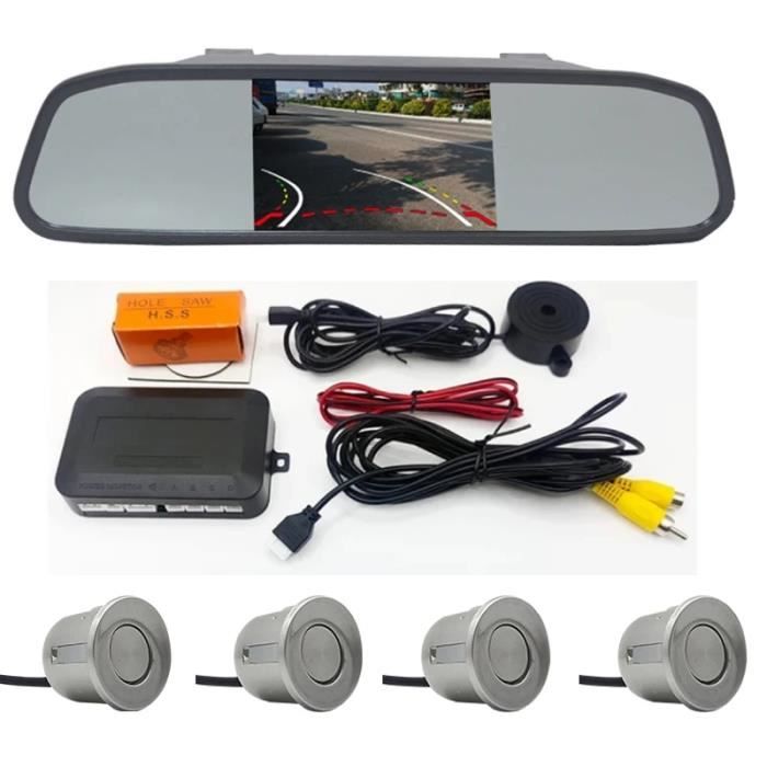 RADAR DE RECUL - CAMERA DE RECUL 101 Pouces LCD Voiture Moniteur Portable RéTroviseur CaméRa De