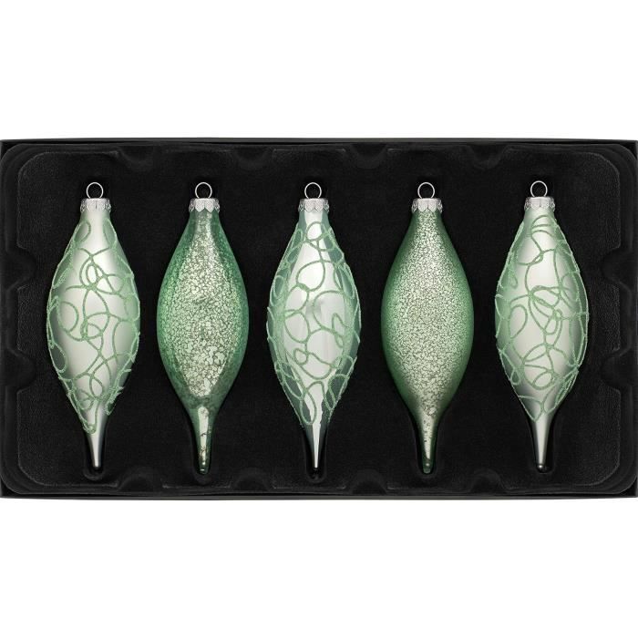 Boucles d'oreilles créoles extra longues en forme de larme en cristal foncé argenté aNella