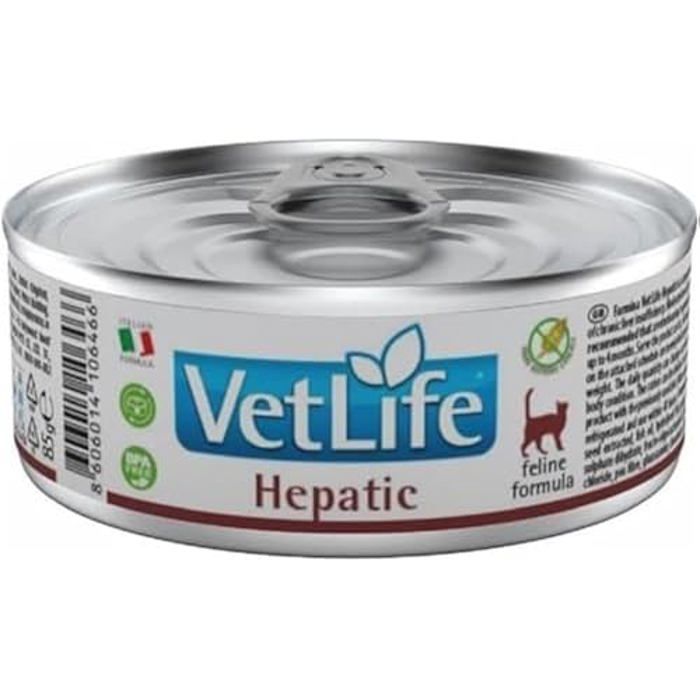 Comparer les prix de Aliment - FARMINA - VL Cat HEPATIC - Pâtée - 85 GR - Pour chat adulte