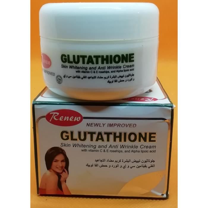 Crème de visage aux glutathione éclaircissante Cdiscount Au quotidien