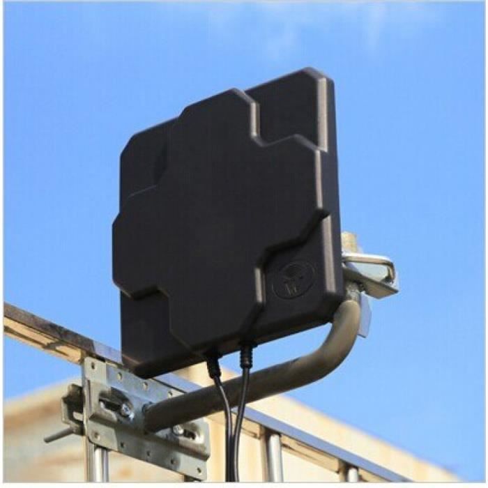 4g Antenne Panneau Exterieur 18dbi A Gain Eleve 698 2690 Mhz Lte Directionnelle Mimo Externe Pour Sans Fil Routeur 70 Achat Amplificateur De Signal Pas Cher Avis Et Meilleur Prix Cdiscount
