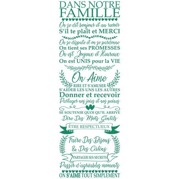 Sticker Vintage Citation Texte Dans Notre Famille 1x42 Cm Vert Cactus Tex050 Achat Vente Stickers Soldes Sur Cdiscount Des Le Janvier Cdiscount Sticker Vintage Citation Texte Dans Notre Famille 1x42 Cm Vert Cactus Tex050 Achat Vente Stickers Soldes Sur Cdiscount Des Le Janvier Cdiscount