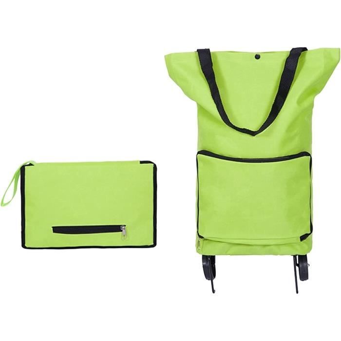 Sac Caddie Sac De Courses Réutilisable 40L Pour Caddie Tissu