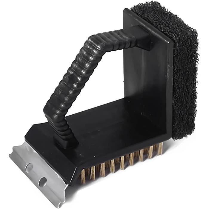 Brosse De Barbecue 3 En 1 Avec Grattoir Et Brosse De Barbecue Robuste Avec Sac De Transport
