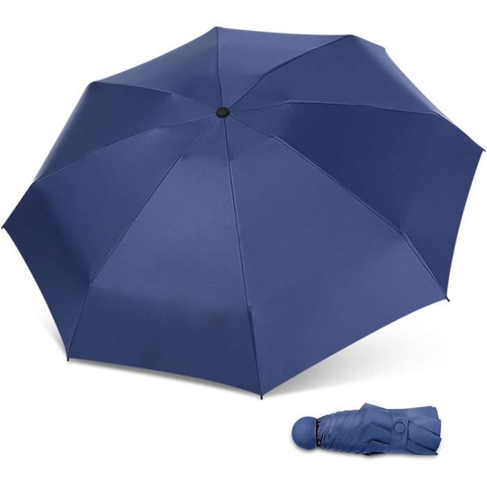 Parapluie Pliant Imperméable 112 Cm - Compact Et Léger - Homme/Femme - Coupe-vent Multicolore