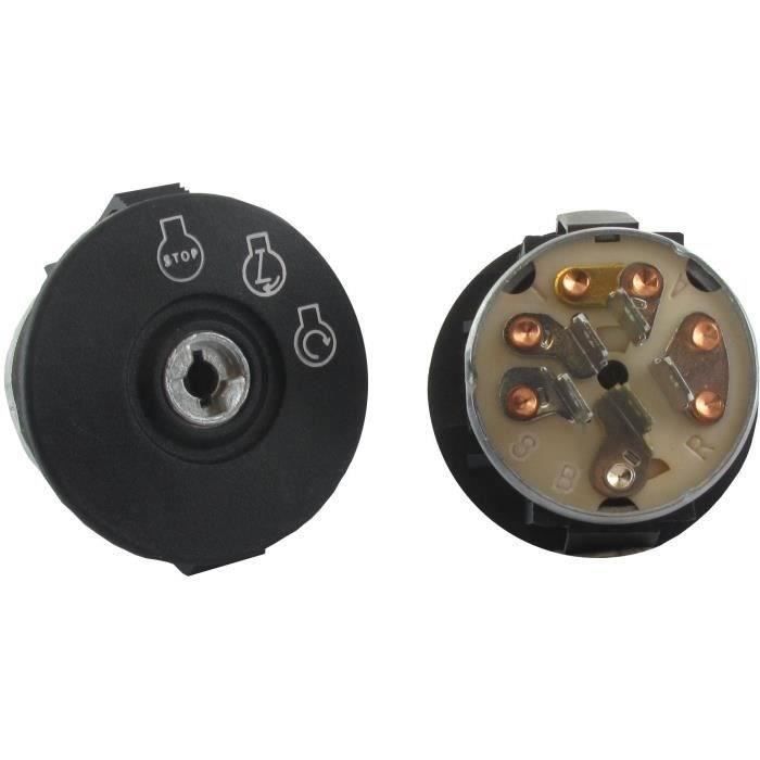 Contacteur à clé adaptable Toro Z500, Z Master - 3 positions, 5 terminaux - Livré sans clé