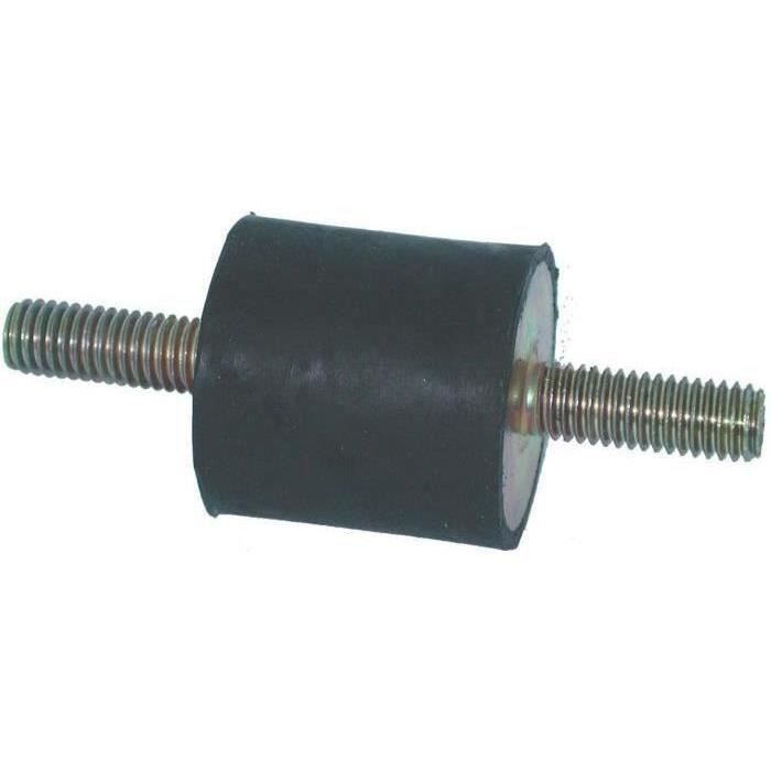 Silent bloc universel mâle-mâle - diamètre 30mm - Longueur 30mm - Filet M8 - Longueur filet 18-23mm