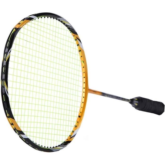 Raquette de BadmintonRacket Badminton Racket Pleine Fibre de Carbone à Haute teneur Racket