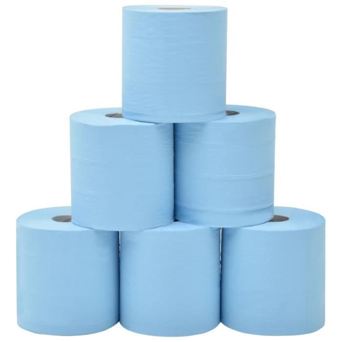 Rouleaux d'essuie-mains bleus en papier recyclé, de haute qualité, usage  domestique, professionnel, traiteur, 2 plis, 110 mètres (1 - Cdiscount Au  quotidien