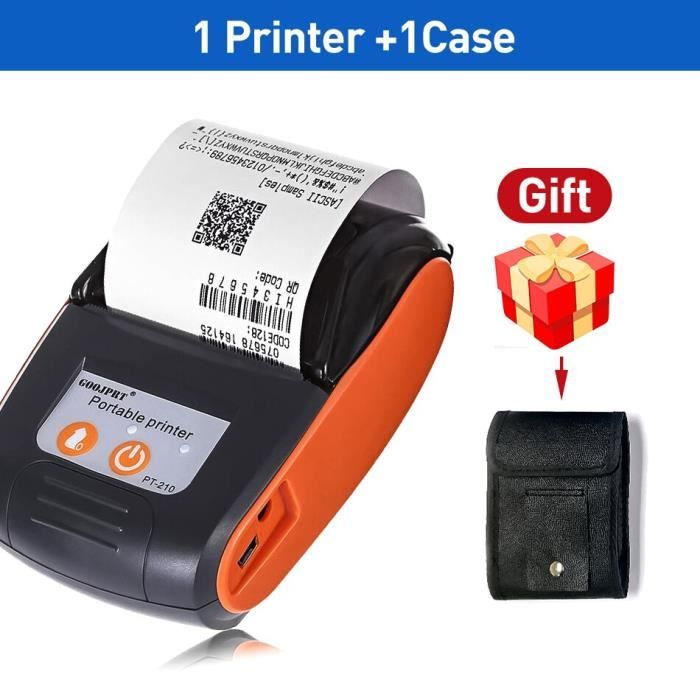 Mini Imprimante Thermique Portable A9S Max - Bluetooth, 304 DPI, 64 Go - Papier 107/77/57mm