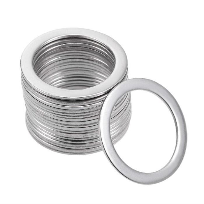 Feuille En Acier Inoxydable 304 - 0,3 Mm X 20 Mm X 1 M - Finition Polie Argent - Pour Bricolage, Artisanat, Décoration - 5