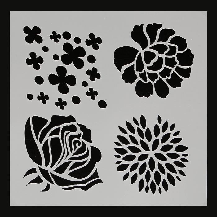Moaere Plastique Dessin Peinture Moule Gateau Decoration Fleur Achat Vente Moule Moaere Plastique Dessin Fleur Cdiscount