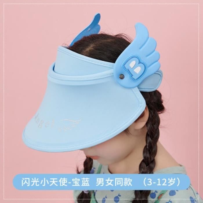 Lot De 2 Chapeaux De Soleil Pour Enfants Et Bébé - Pliables, Respirants, Protection UV - Bleu Et Gris