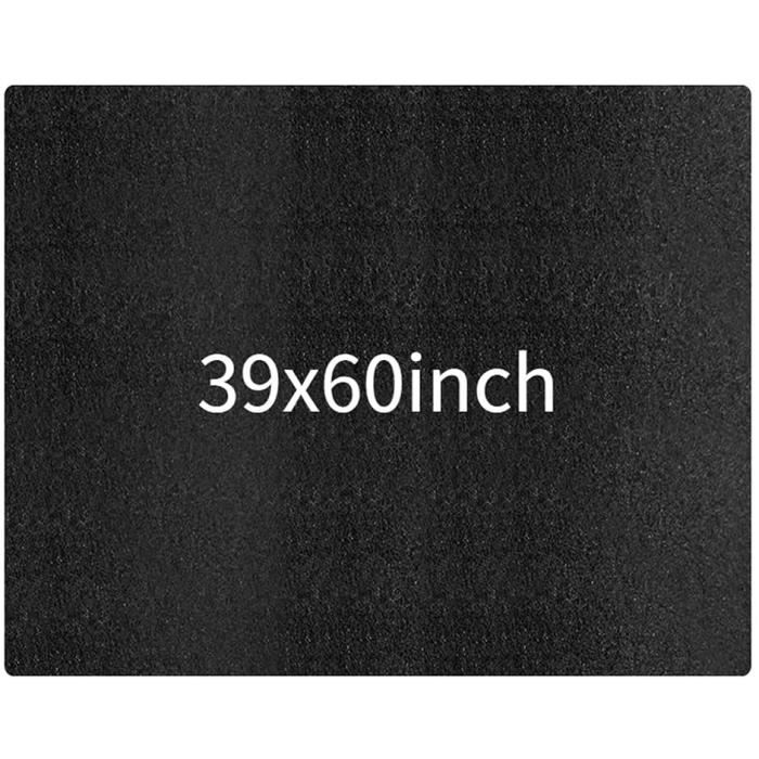 Tapis Ignifuge Pour Barbecue - Rond 50 Cm, Protection Anti-feu Pour Table, Sol Terrasse Ou Pelouse