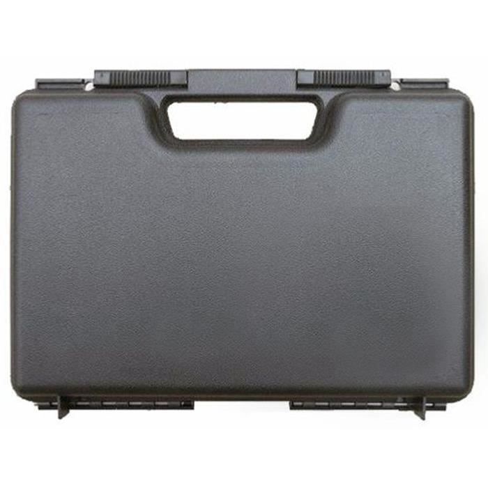 MALLETTE NEGRINI NOIR 80 X 25.5 X 7 CM FERMETURE 4 CLIPS