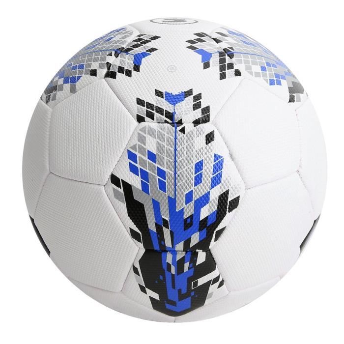 Ballon de Football Taille 5 en PU d'Adulte Équipement de Sport  d'Entraînement(Blanc Bleu )-CHE - Cdiscount Sport
