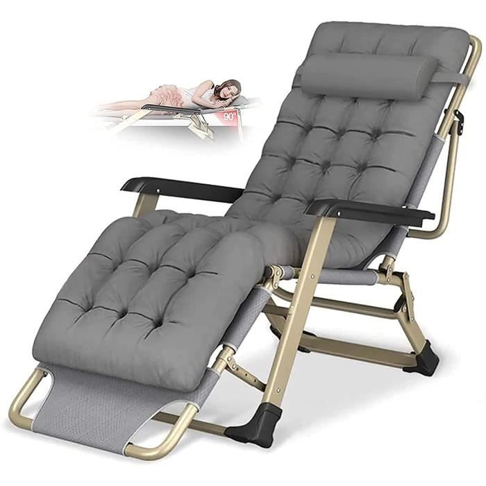 Chaise inclinable Chaise longue pliante Zero Gravity chaises longues