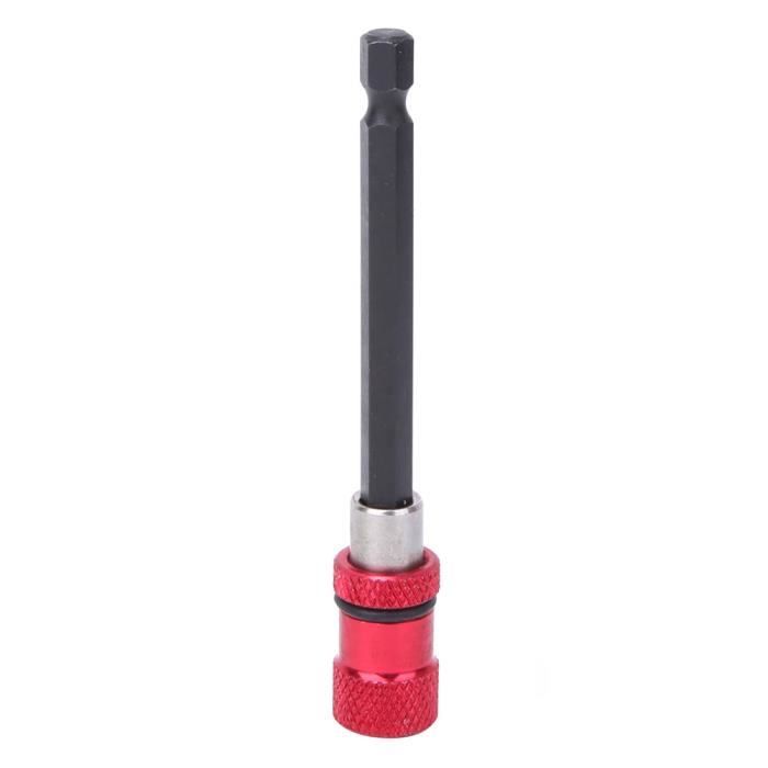 Porte-Embouts Magnétique 1/4" 60mm - 2 Pièces Pour Perceuse-Visseuse - Changement Rapide