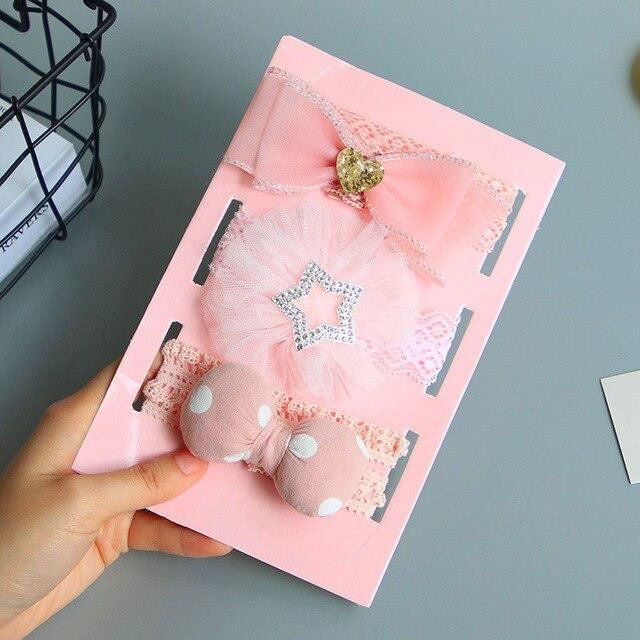 2 Bandeaux élastiques Pour Bébé Fille Avec Nœuds - Accessoire Photo Mignon, Doux, Extensible