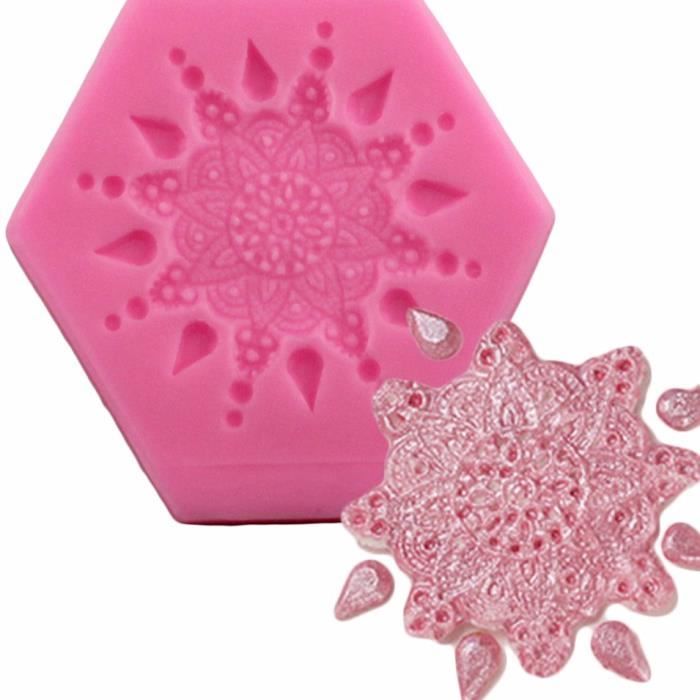 2 Morceaux Moule En Silicone À Cadre 3D (9 X 0.8 Cm) Miroir Moules En Pâte À Tarte Chocolat En