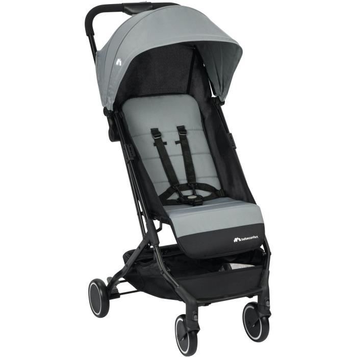 BEBECONFORT Soko2 en 1, Poussette canne ultra compacte + siège auto cosi, De la naissance à 3.5 ans (15kg), Shadow block