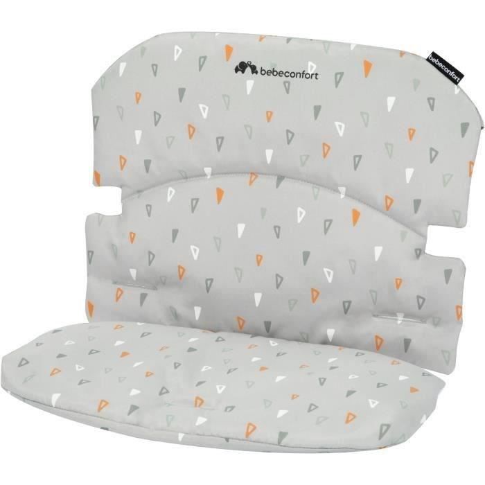 BEBECONFORT Coussin confort pour chaise haute bois Timba, Warm grey