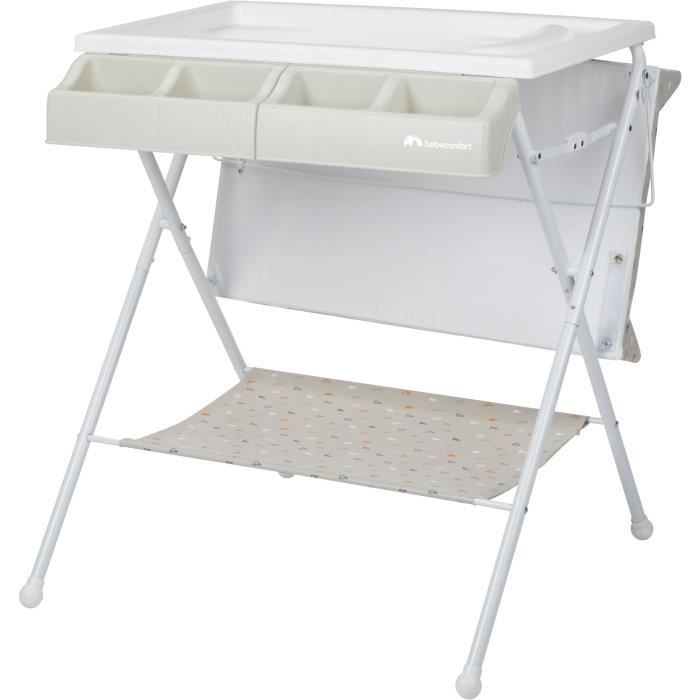 Bebe Confort Baltic Table A Langer Et Baignoire 2en 1 Pliable De La Naissance A 12 Mois 11kg Warm Grey Cdiscount Puericulture Eveil Bebe