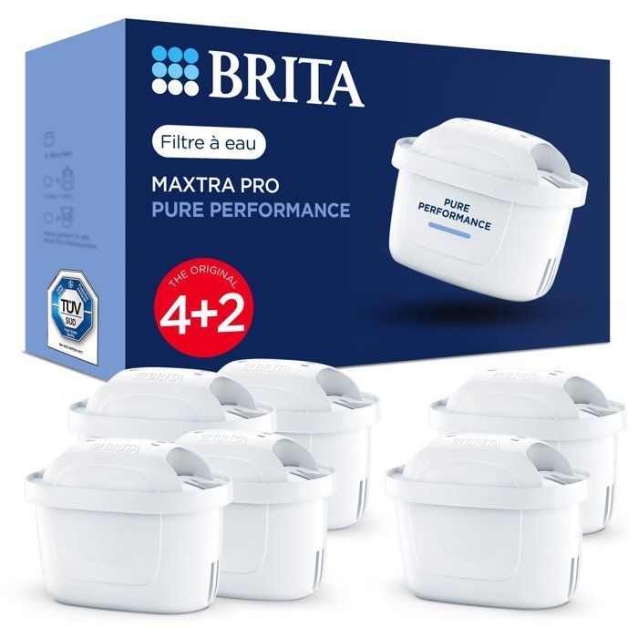 Pack de 4+2 cartouches filtrantes MAXTRA PRO All in 1