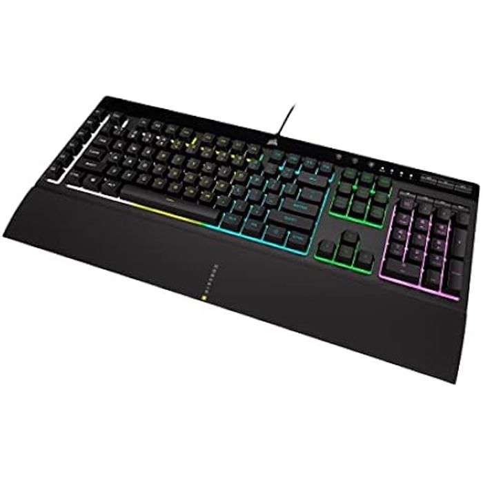 CORSAIR TECLADO USB K55 RGB Pro Gaming REPOSAMUÃ‘ECA EXTRAIBLE