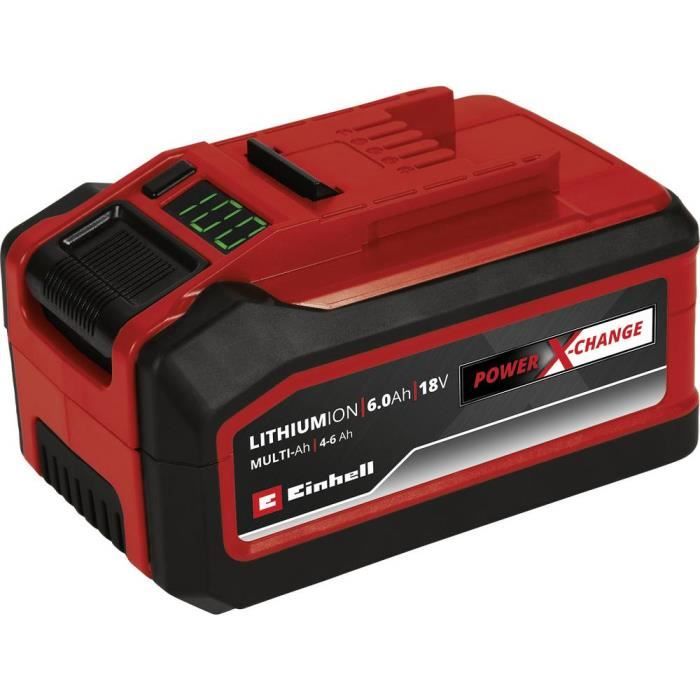 Batterie pour outil - EINHELL - PXC Plus 18V 4-6 Ah Multi-Ah Power X-Change - Li-ion - 18V - 6 Ah