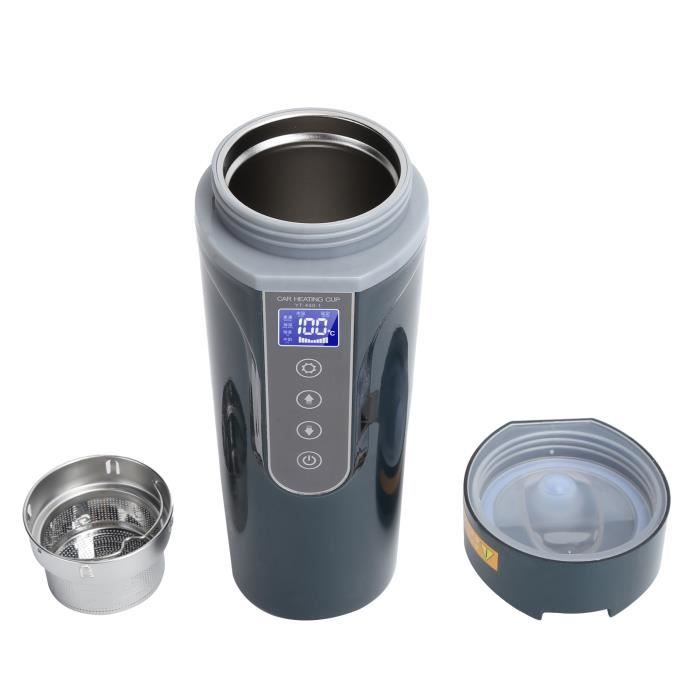Tasse chauffante pour voiture, bouilloire intelligente de voyage 24V/12V