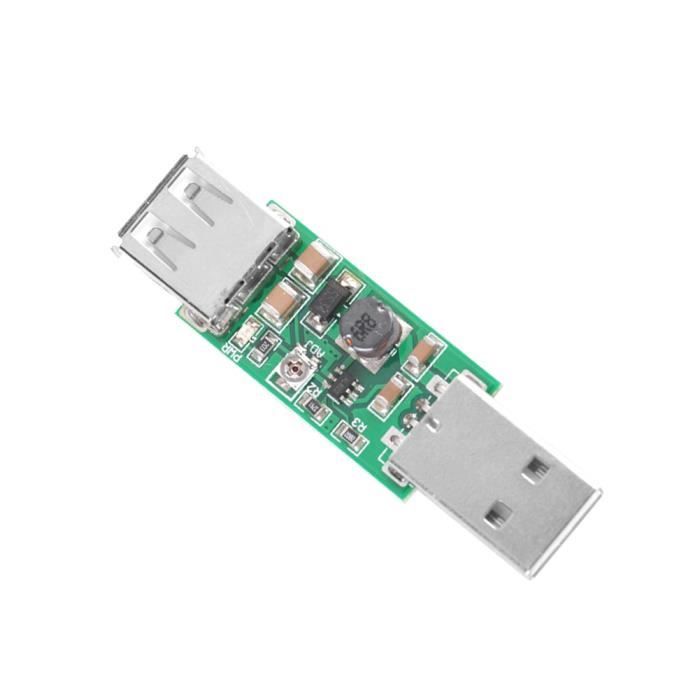 Câble Convertisseur USB 5V Vers 9V 12V CERRXIAN Avec Affichage LED - Adaptateur Secteur Boost 0.8M