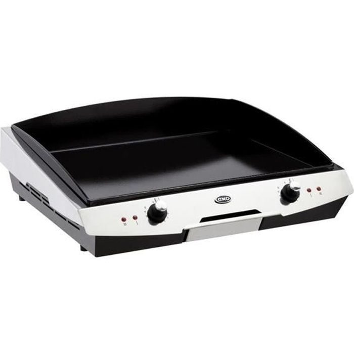 Plancha électrique INITIAL 65 inox 2 feux ENO - Latour Mobilier de Jardin