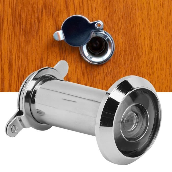 Ancienne visionneuse de porte trou d'oeil grand angle laiton