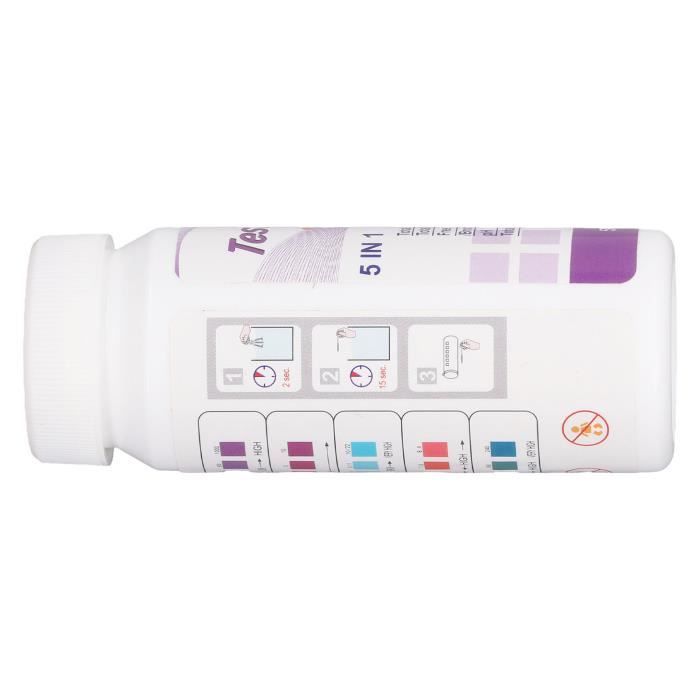 Solution De Test PH 50 Ml - Réactif Pour Piscine, Aquarium, Eau Potable, Analyse Couleur Simple
