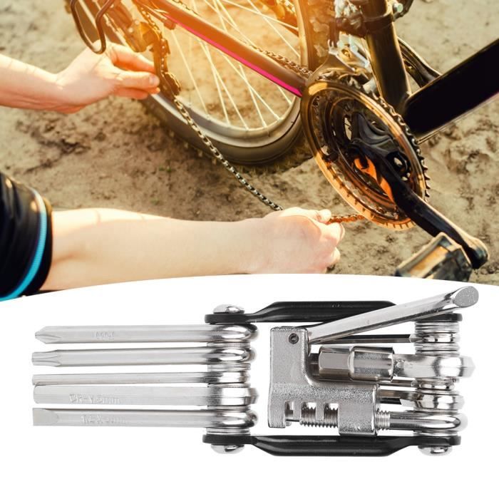 CHROMACRAFT Lot De 4 Clés Plates Vélo – Outil Multifonction Acier, Réparation Et Entretien Portable
