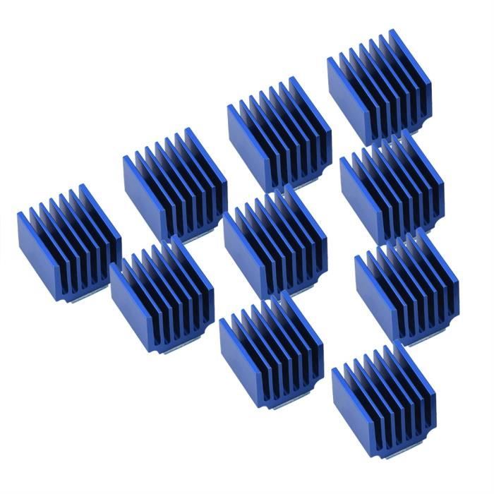 10 Dissipateurs Thermiques En Aluminium Pour TO-220 - Refroidissement Composants Électroniques, Haute Conductivité Thermique