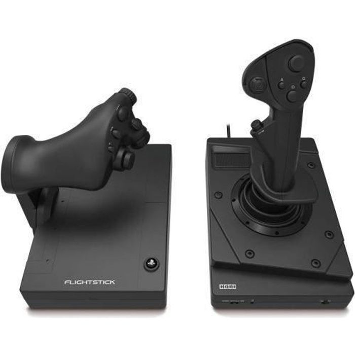 Joystick Flight Stick - Hori - PS4 - Couleur Noir - Compatible PS4 - Modèle 4961818031210
