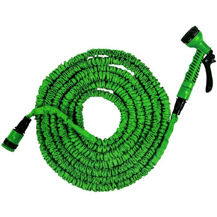 HUGGY TUYAUX - Tuyau d'arrosage micro-perforé plat - Longueur 15 mètres - Jardin