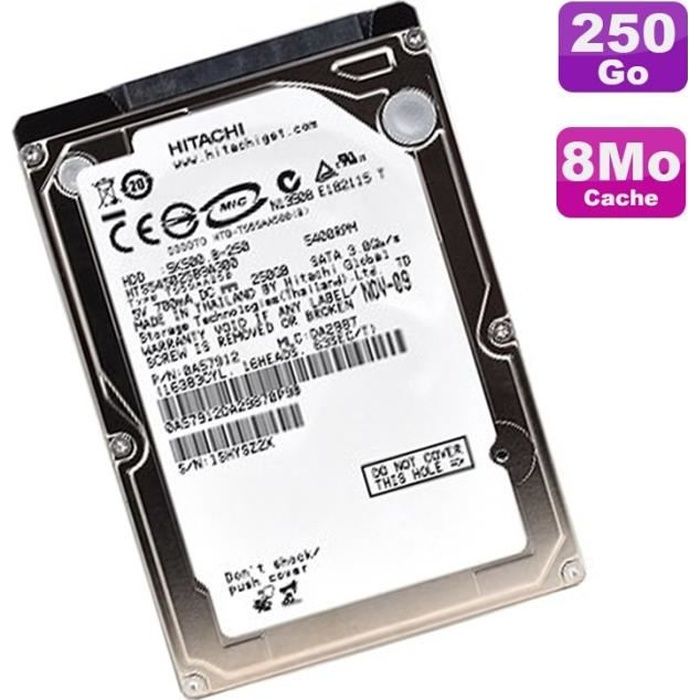 Disque Dur 250Go SATA 2.5\