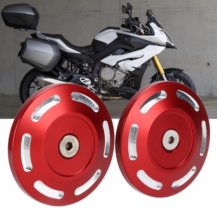 2x Couvercle De Capuchon De Trou De Cadre De Moto, Décor De Kit De