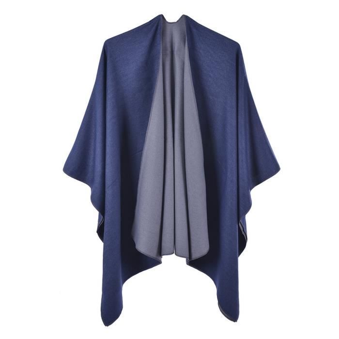 Poncho Chale Chale Cape Femme Femme Poncho Châle Jacquard Chaude