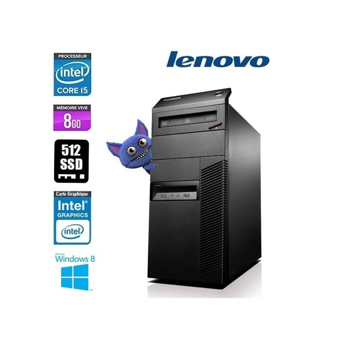 LENOVO THINKCENTRE M93P I5 8 Go 512 Go Noir