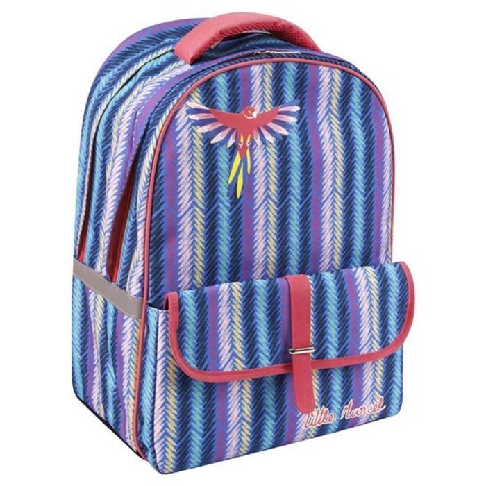 Sac dos Little Marcel Perroquet 43 CM 2 cpt Cdiscount